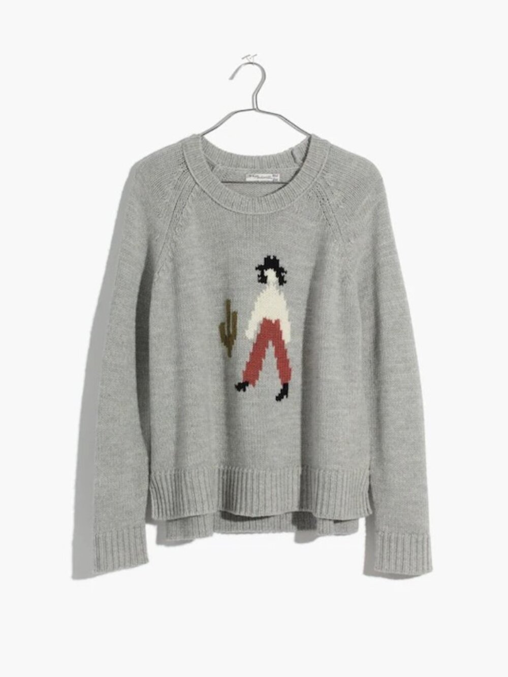 NWT Madewell El Rancho Sweater Cowboy Intarsia XXS Rare